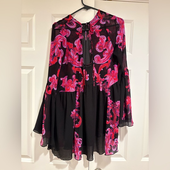 Free People Symphony Printed Slip Dress Size XS - Picture 4 of 6